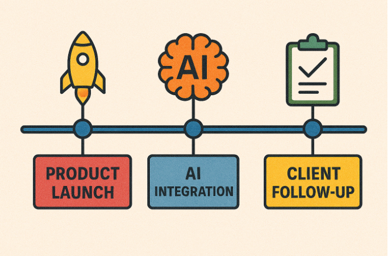 Steps in using following up for B2B Digital marketing with AI
